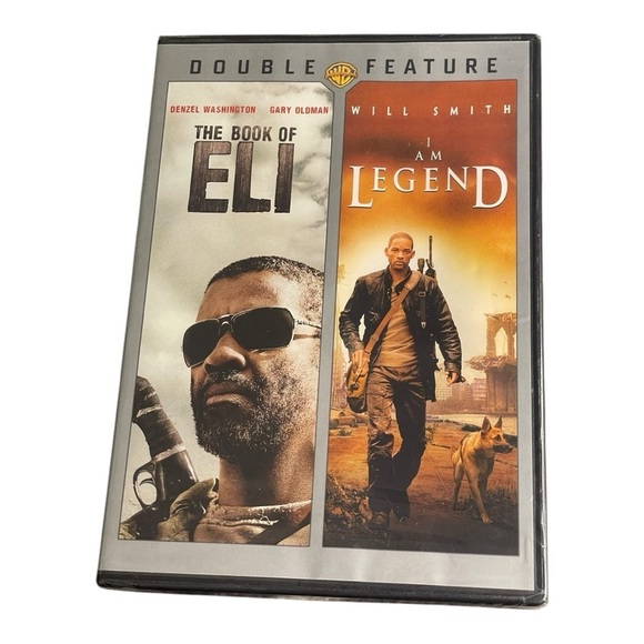 Warner Bros Other - Warner Bros. Double Feature: The Book of Eli & I Am Legend DVD